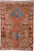 Antique Kars Area Rug (6' x 9')
